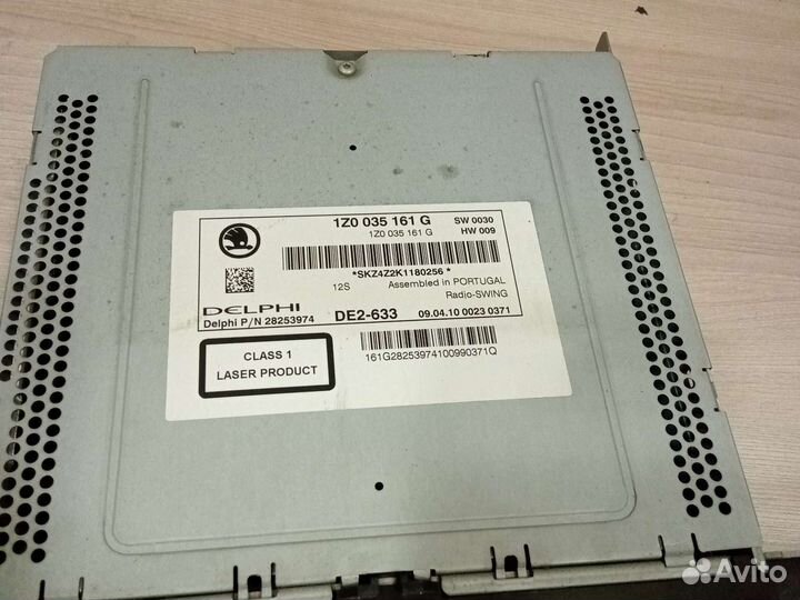 Штатная магнитола на skoda yeti