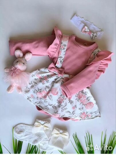 Платье боди 80-86