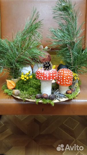 Осенняя поделка из природных материалов