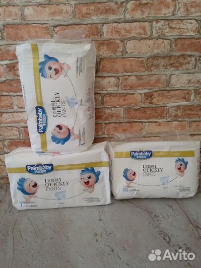 Подгузники трусики palmbaby 4 размер L 9-14 кг