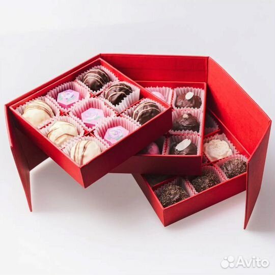 Конфеты. Коробка с конфетами - шкатулка