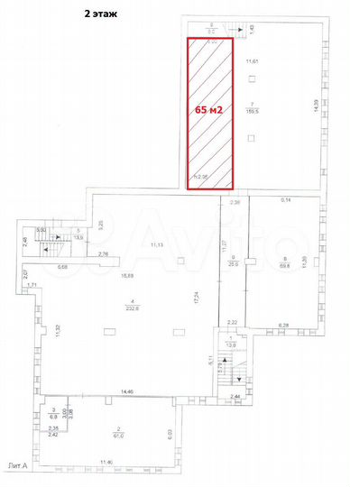 Торговая площадь, 65 м²