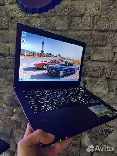 Стильный фиолетовый Sony Vaio core i5 8gb ssd256