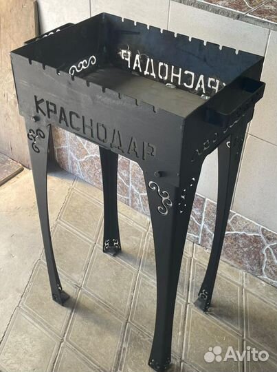 Мангал+ подставка под шампура