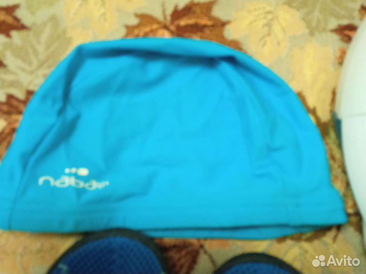 Для моря: маска, тапочки 37 р, шапочка, нарукавн