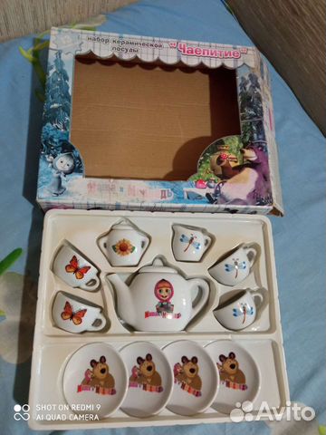 Керамическая посуда игровая для девочек