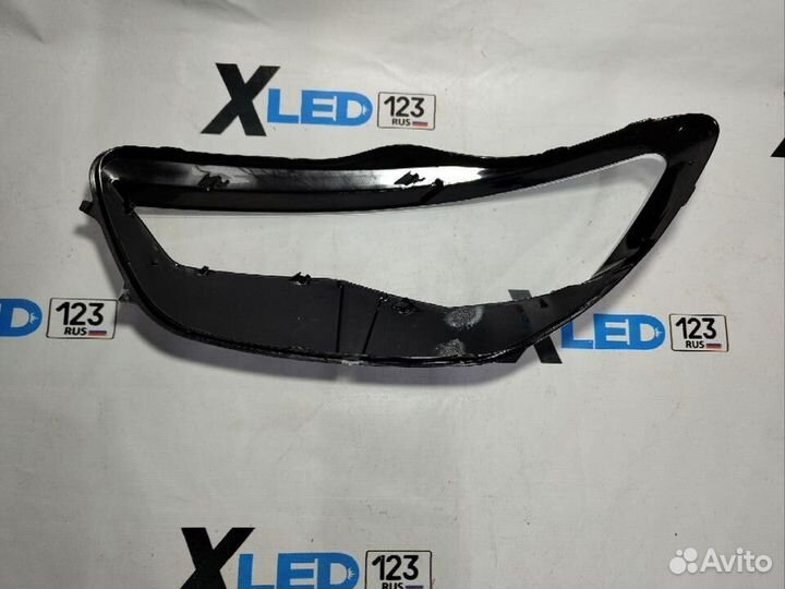 Стекло на фары правое левое audi A6 C7 рест