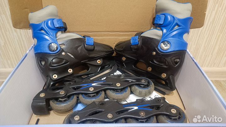 Коньки - Роликовые коньки детские 2 в 1