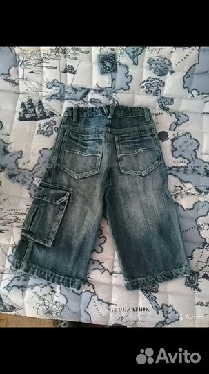 Бриджи джинс. на мальчика 122-128