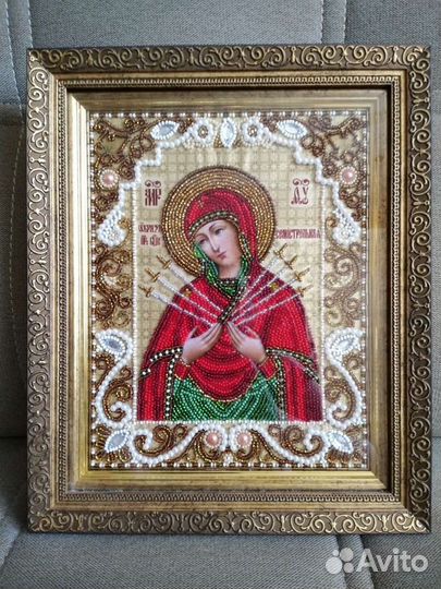 Икона из бисера