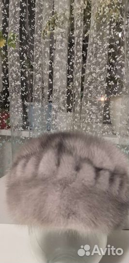 Шапка норковая женская, размер 50-52, берет