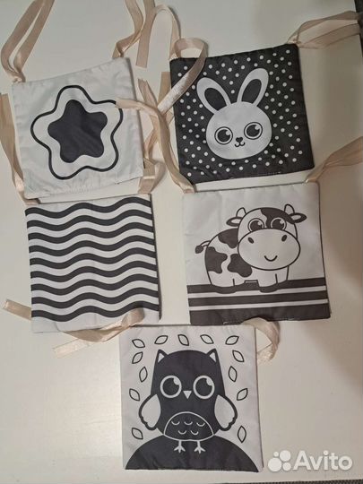 Книжка-бортик для малыша двусторонняя