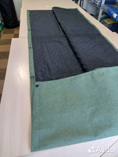 Штора в гараж(утеплённая), брезент