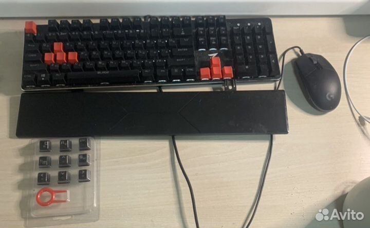 Игровая клавиатура blade и мышь logitech g102