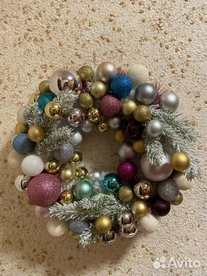 Новогодний рождественский венок