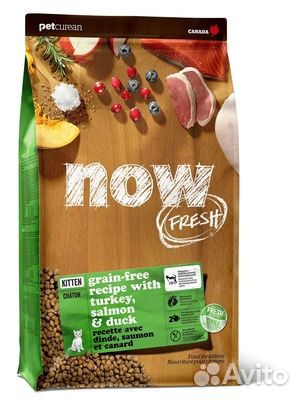 Сухой корм для котят NOW. Осталось 6 кг