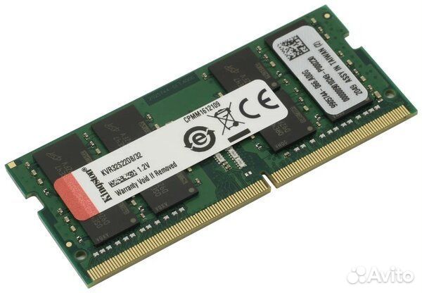 Оперативная память ddr4-3200 so-dimm 32gb Kingston