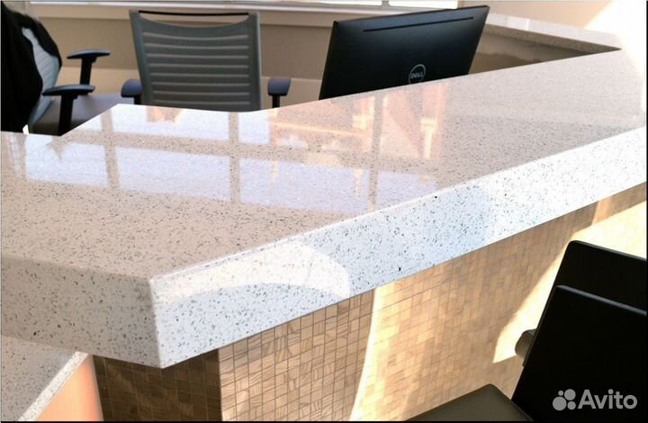 Столешница из мрамора, гранита, кварца, оникса