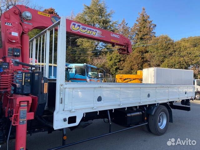 Бортовой грузовик Hino 500 (Ranger) с КМУ UNIC, 2009