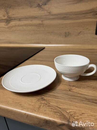 Чайные чашки с блюдцем 6 шт