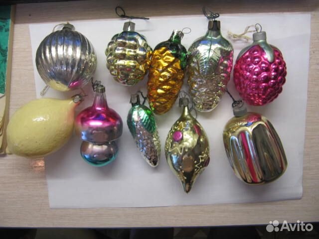 Ёлочные игрушки СССР