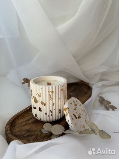 Ароматическая свеча ручной работы, аромасвеча
