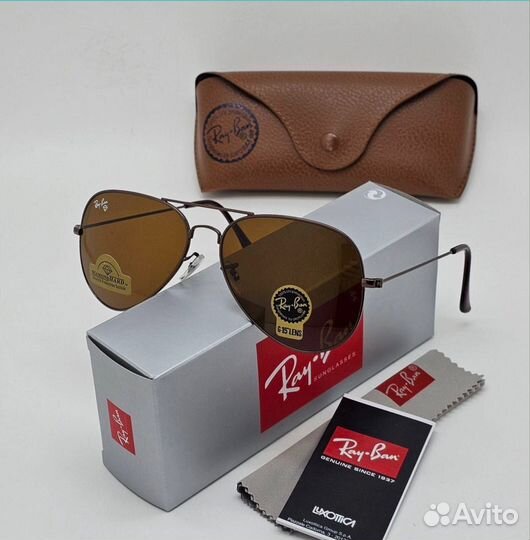 Солнцезащитные очки Ray Ban стекло premium