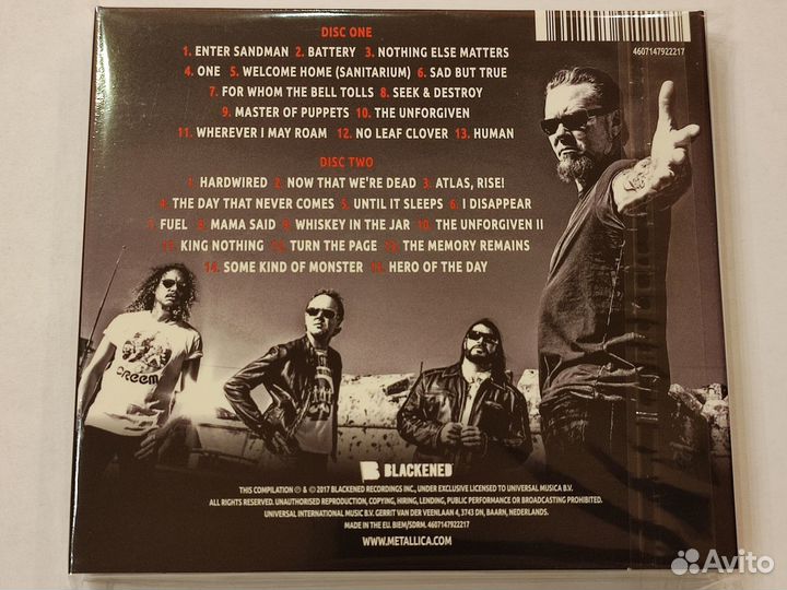 2cd Metallica - Greatest Hits