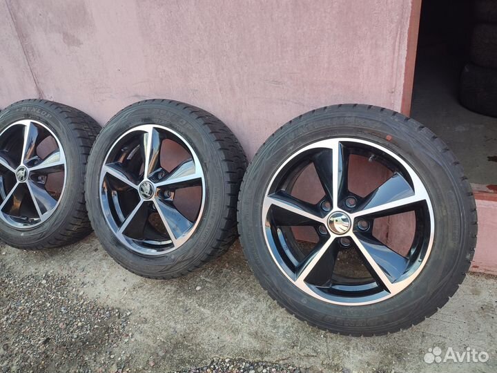 Комплект колёс на Skoda Octavia R16