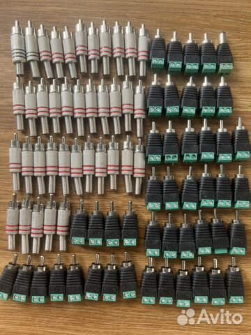 Разъем RCA (тюльпан) штекер