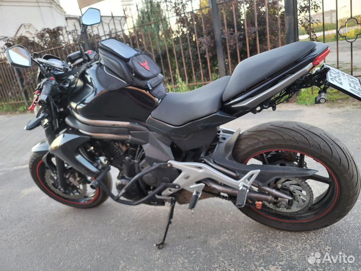 Kawasaki ninja er650n (er6n) 2013 красно-черный