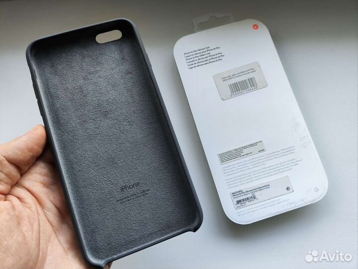 Чехол серый на iPhone 6 plus/6s plus (оригинал)