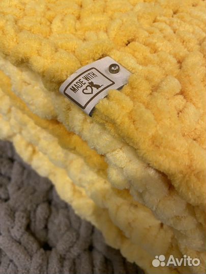 Детский плед из плюшевой пряжи Ализе Пуффи Файн