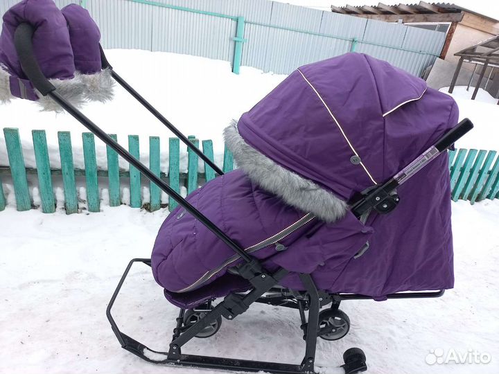 Детские санки Коляска с колесами