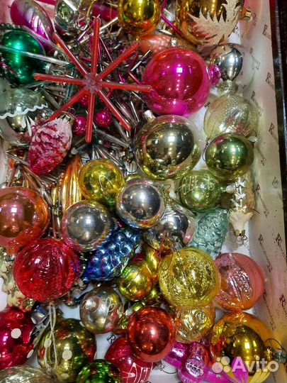 Елочные украшения времён СССР