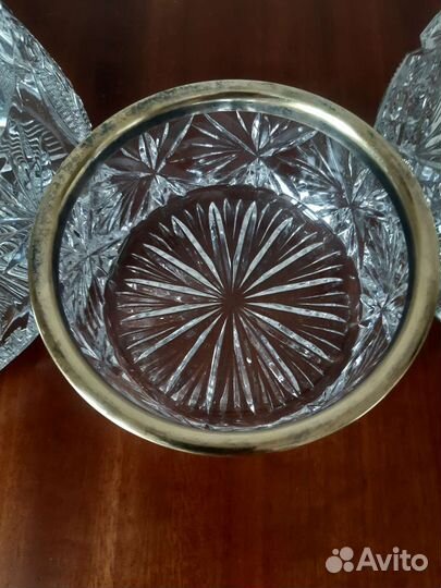 Хрустальная конфетница,салатницы СССР