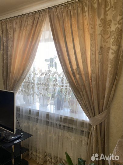 Комплект шторы и тюль