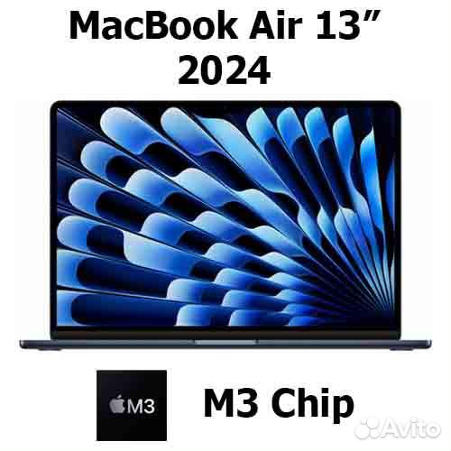 Apple MacBook Air 13 M3 Chip 8 256gb Midnight