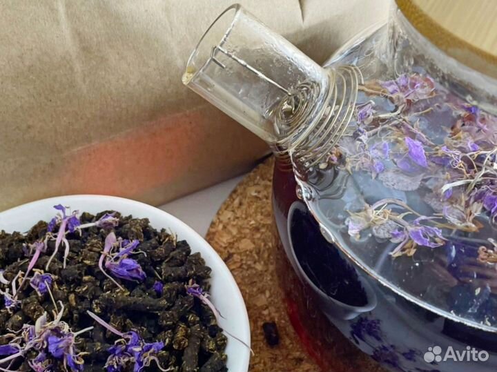 Иван-чай с цветами 1 кг 2023, вкуснющий