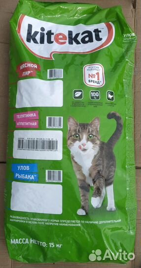 Сухой корм для кошек Kitekat 15 кг