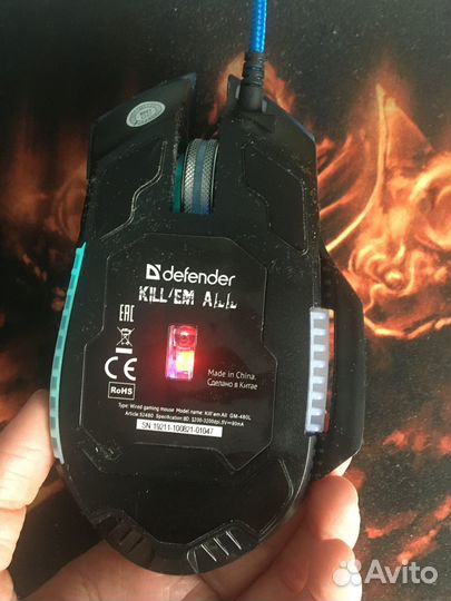 Игровая клавиатура и мышка наушники