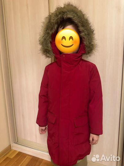 Парка зимняя uniqlo 6-7 лет