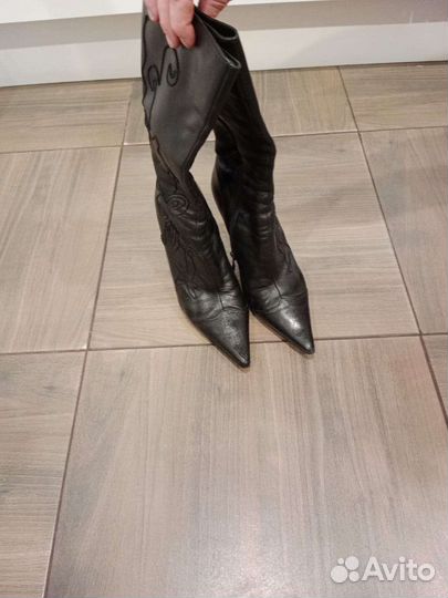 Сапоги женские нат кожа 36