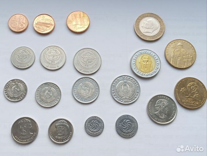 Монеты Казахстана и других стран