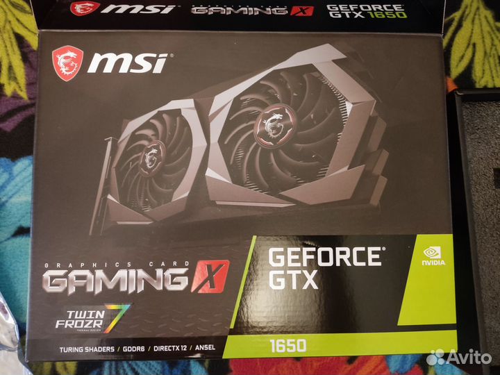 Видеокарта MSI GeForce GTX 1650 D6 gaming X