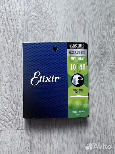 Струны Elixir Optiweb 10-46 оригинал