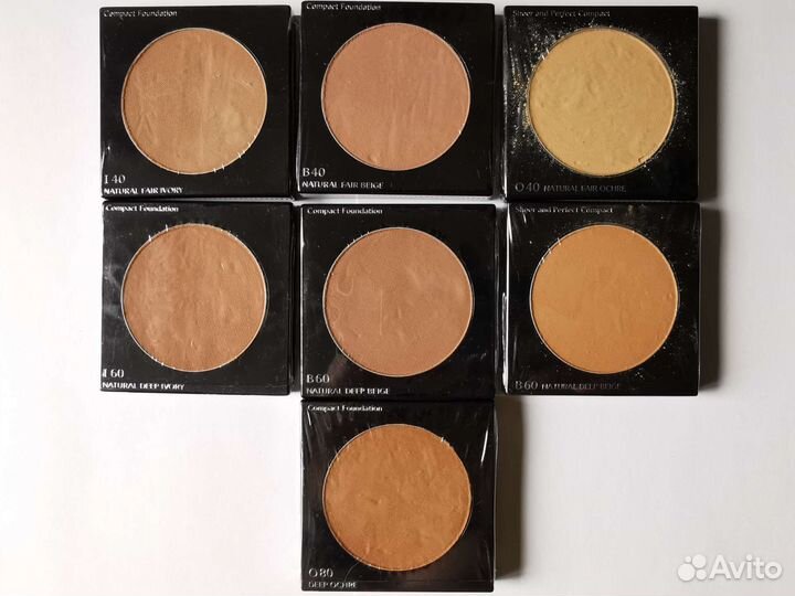 Пудры Dior Clinique Shiseido Clarins