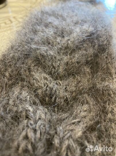 Варежки натуральный козий пух новые