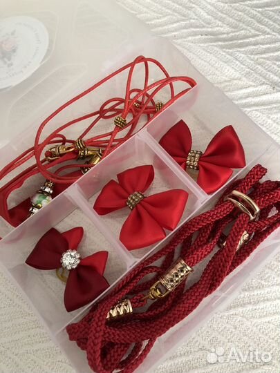 Ринговка и бантики для собак на выставку