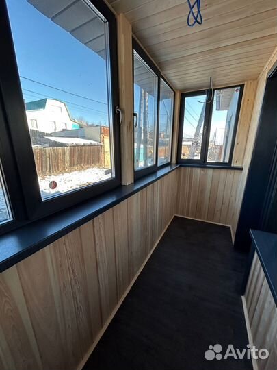 Утепление и отделка балконов